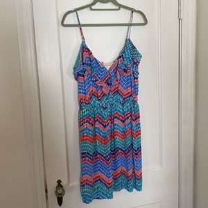Shoshanna Multi colored Silk Cami Dress